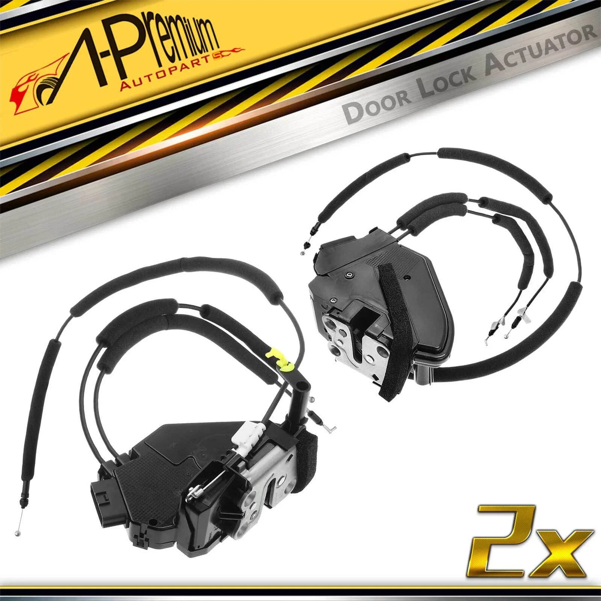 2X Front Door Lock Actuator for Nissan Rogue (2014–2019)