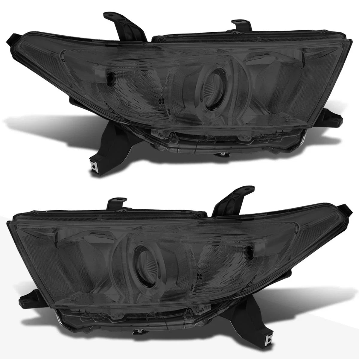 Smoked Lens Clear Corner Projector Headlight for Highlander (2011–2013)