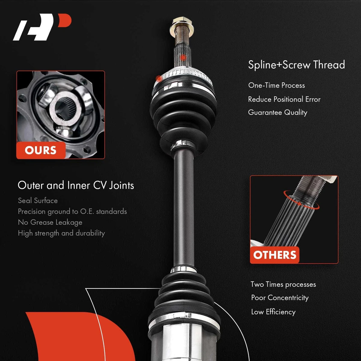 Front Right CV Axle Assembly for Maxima (1995-1999)