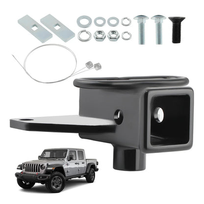 Rear Trailer Hitch Plate w/ Bolts for Jeep Gladiator JT (2020–2026)