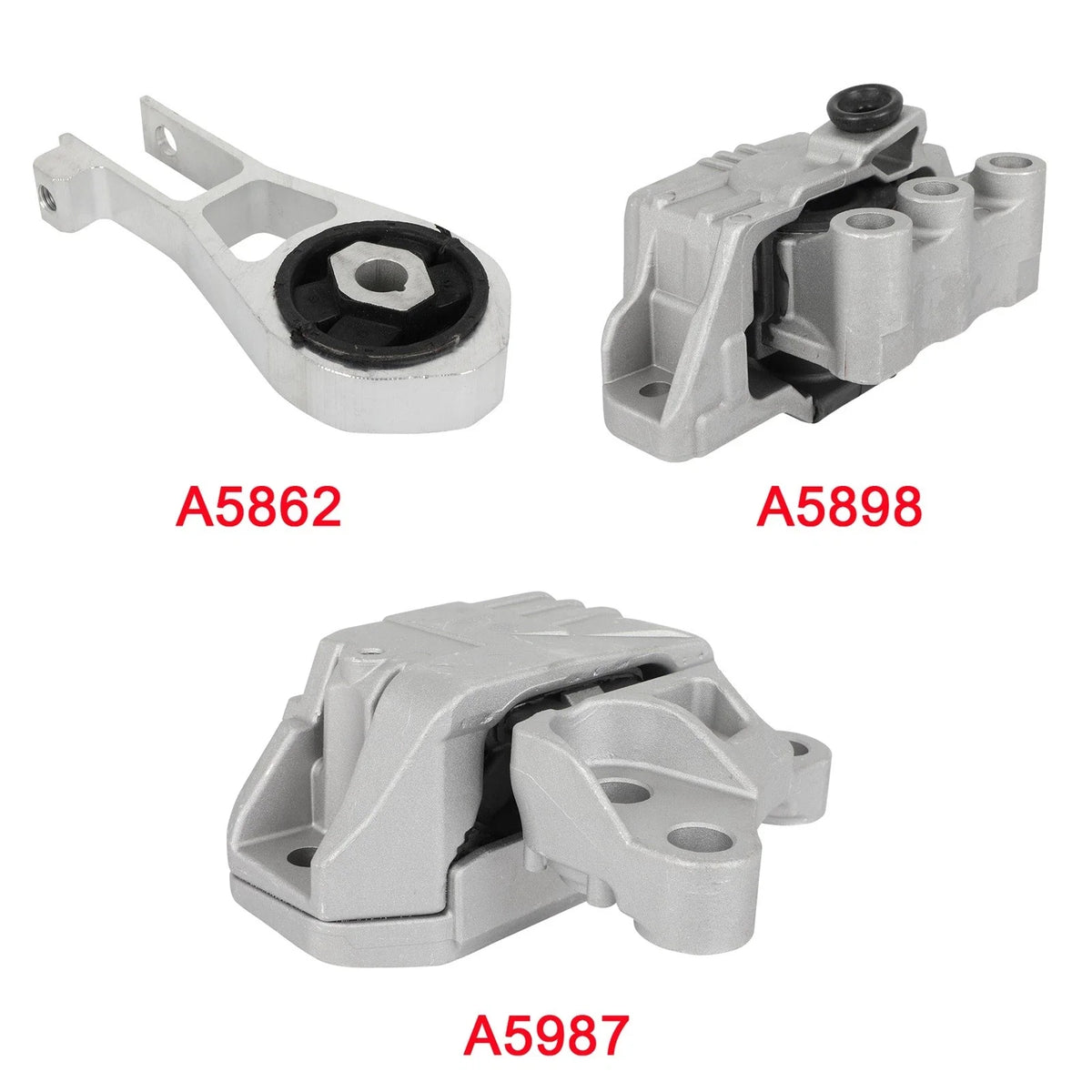 Transmission Mounts (3X) for Jeep Compass ED6 2017-2021 Engine