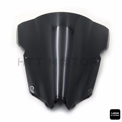 Double Bubble Windshield in Black for Yamaha YZF R6 600 (2008–2016)