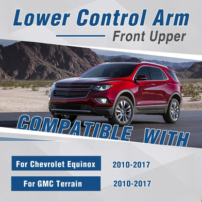 6pc Front Lower Control Arms Tie Rod Ends Kit for Equinox Terrain (2010–2017)