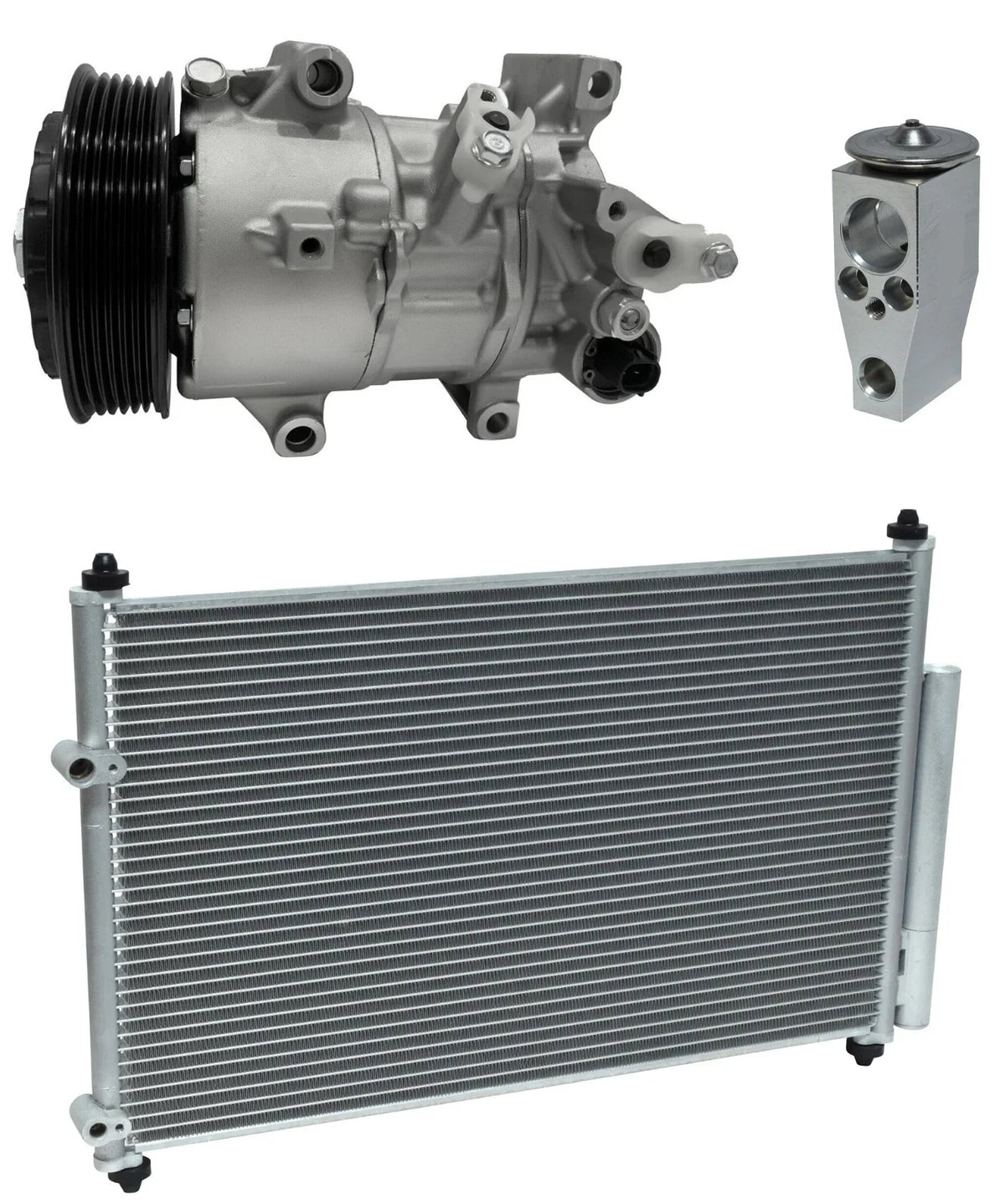 AC Compressor Kit With Condenser for Toyota Corolla 1.8L (2014–2014)