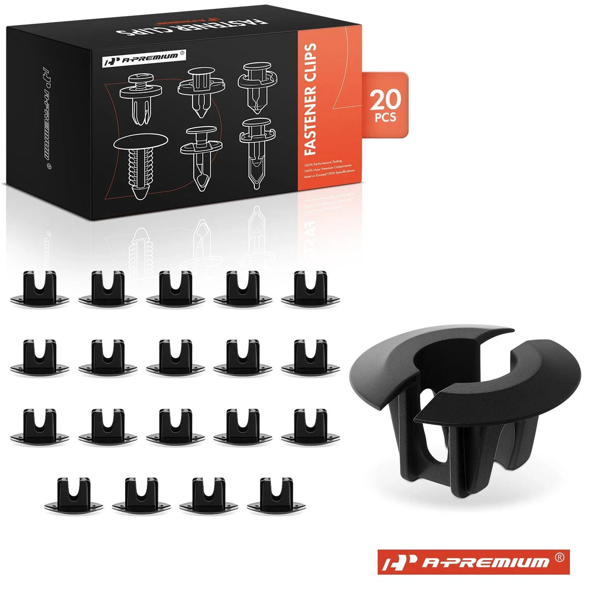 20Pcs Nylon Air Deflector Grommet Retainer for GM C & K Trucks