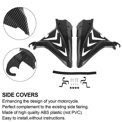Side Frame Cover Panels for Honda CBR650R (2019–2021) Carbon