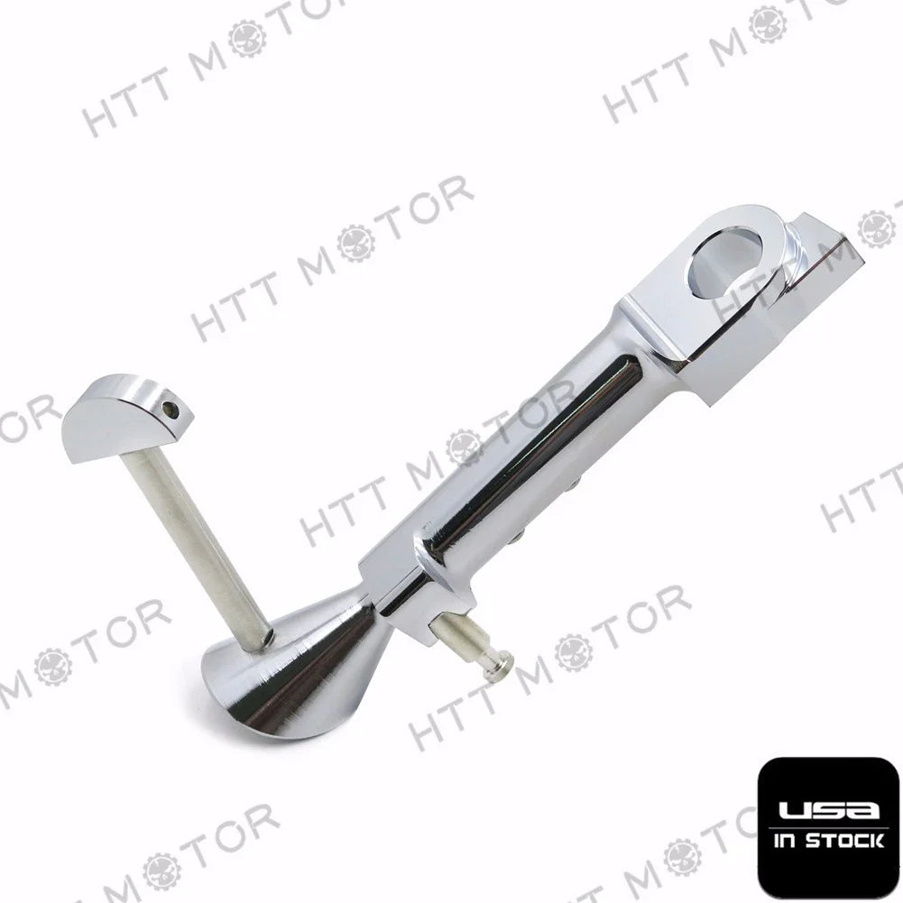Adjustable Kickstand CNC for Yamaha Vmax 1985-2007, Chrome Aluminum