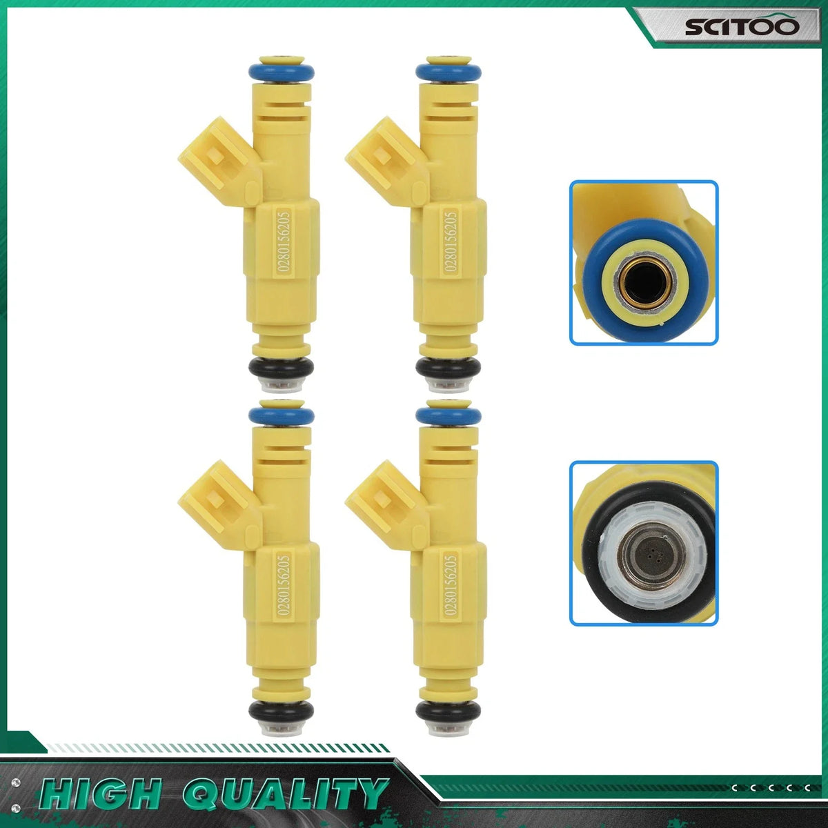 4-Pack Fuel Injectors for Ford Ranger (2004-2006) & Mazda B2300 (2003-2006)