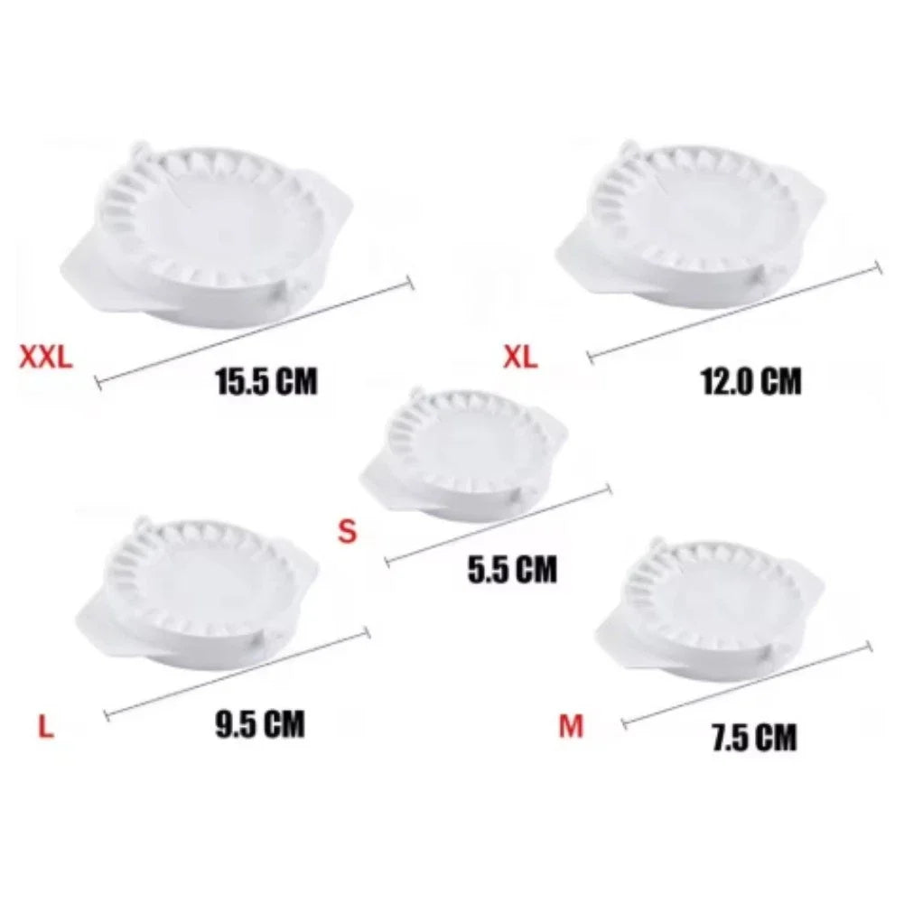 Dumpling Maker Tool Set - 5 Size Manual Press for Kitchen