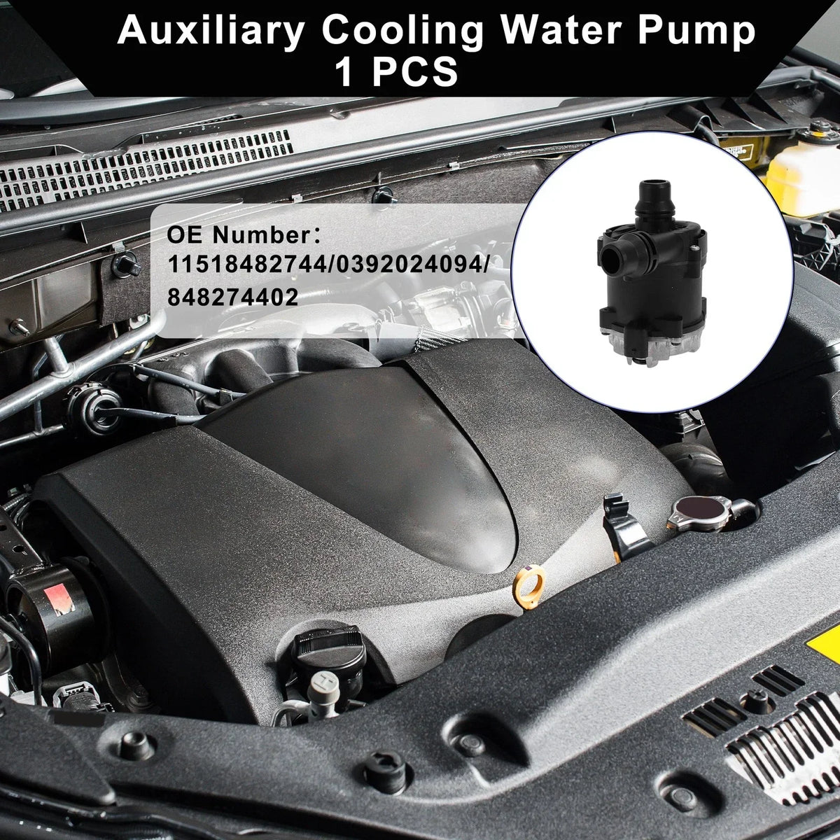 2017 BMW G31 Auxiliary Cooling Water Pump - 1 Piece