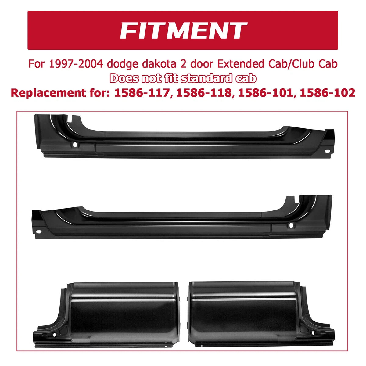 Rocker Panel & Cab Corner for Dodge Dakota (1997–2004)