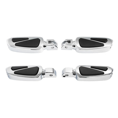 Chrome Finish Footpegs for Harley Low Rider (2018–2025)