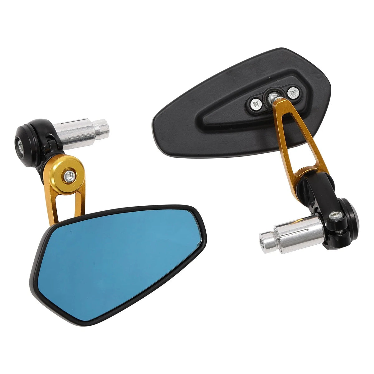 7/8" Bar End Rearview Mirrors for Honda Yamaha Street Bike (MT 09, CB50)