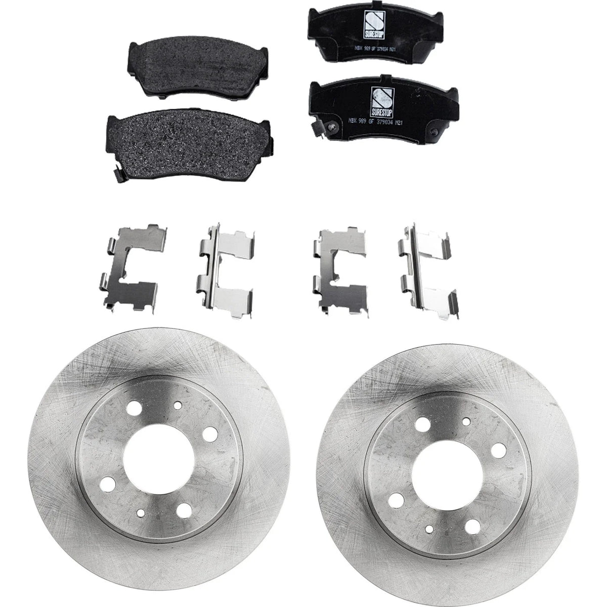 Brake Pad and Disc Kit for Nissan NX (1991–1993)