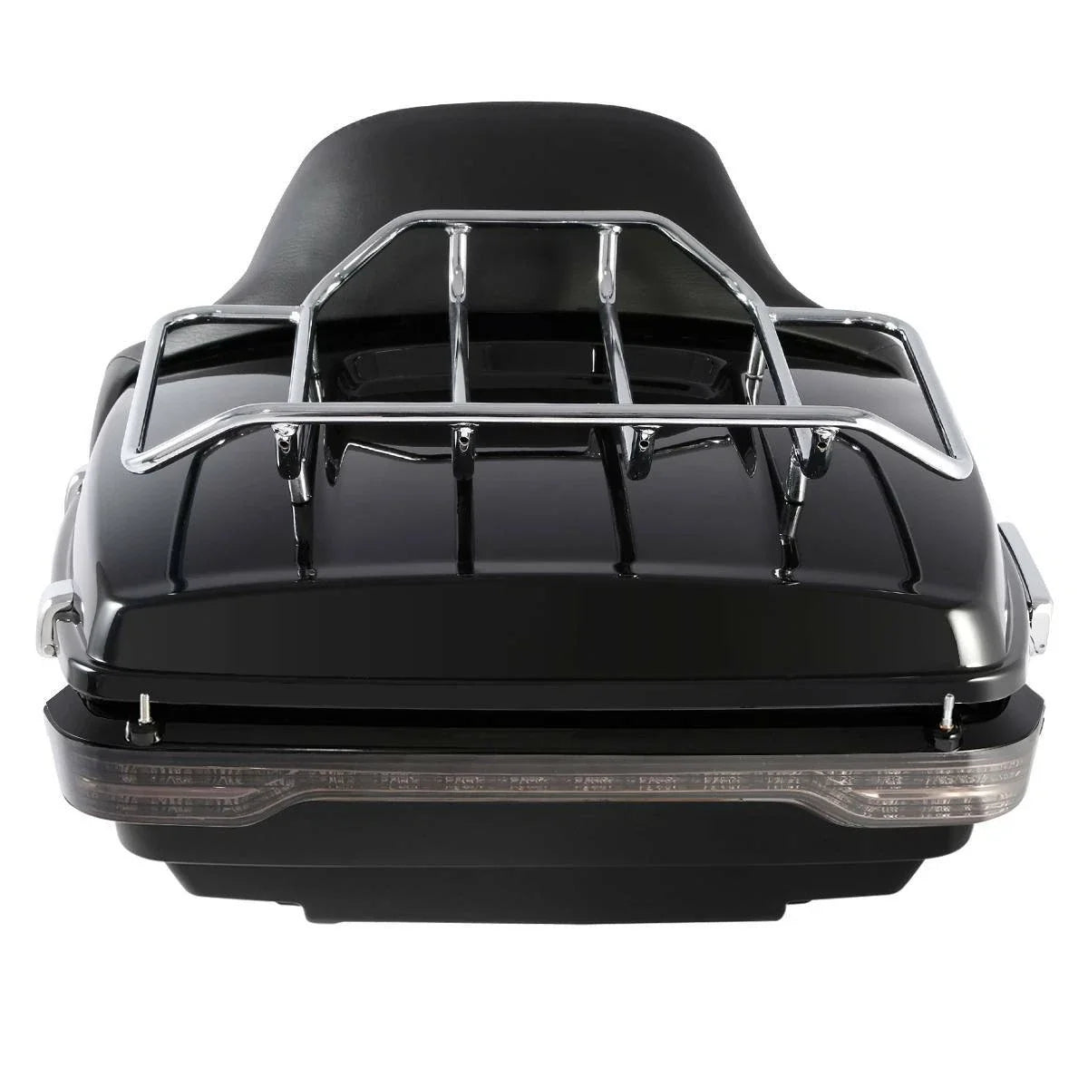 Mount Rack with LED Tail Light and Trunk Pad for Harley Road Glide 2014-2025