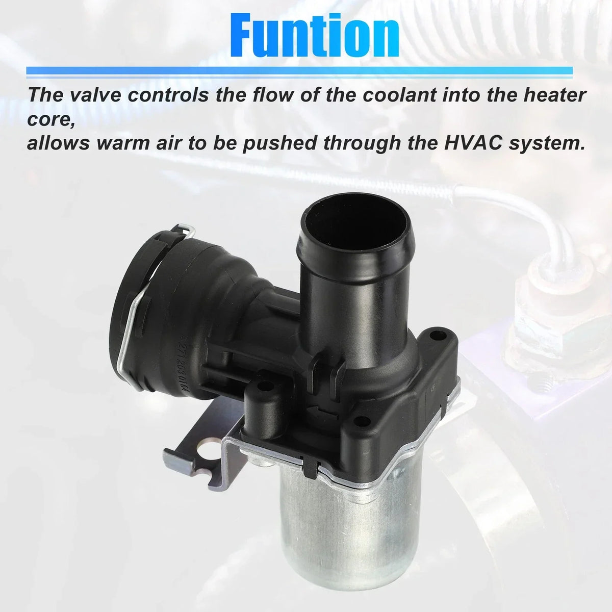 Engine Control Valve Solenoid for Heater - Mercedes-Benz C250 2012-2015