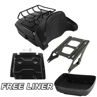 Trunk Pad Mount Rack Base Plate for Harley Touring Glide 2014–2023