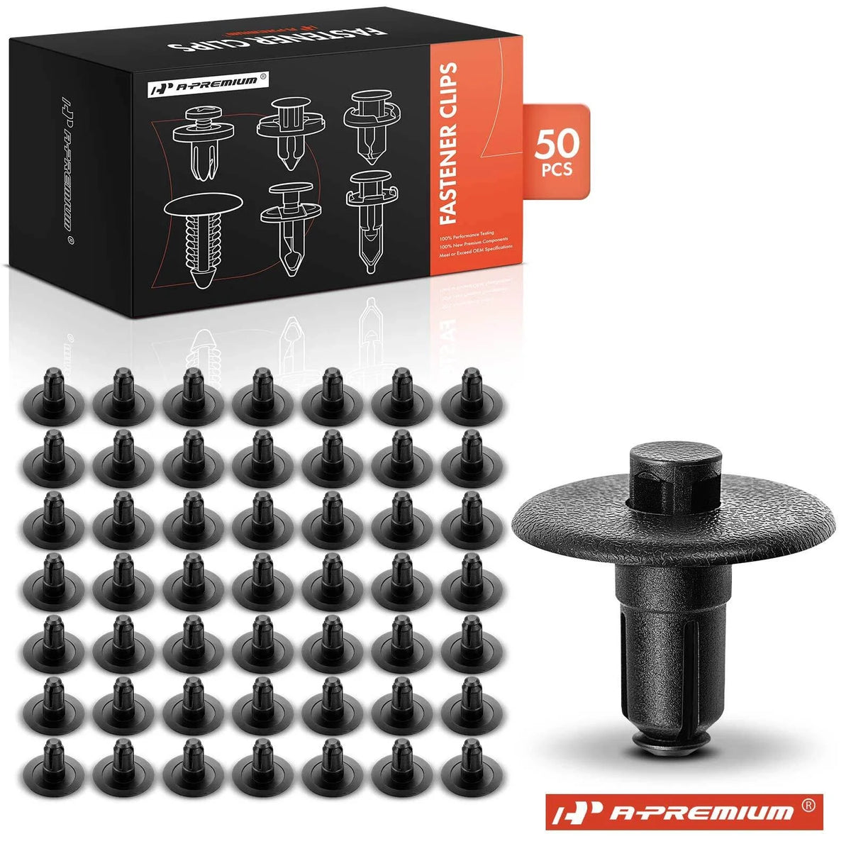 50x Nylon Radiator Support Clips for Buick