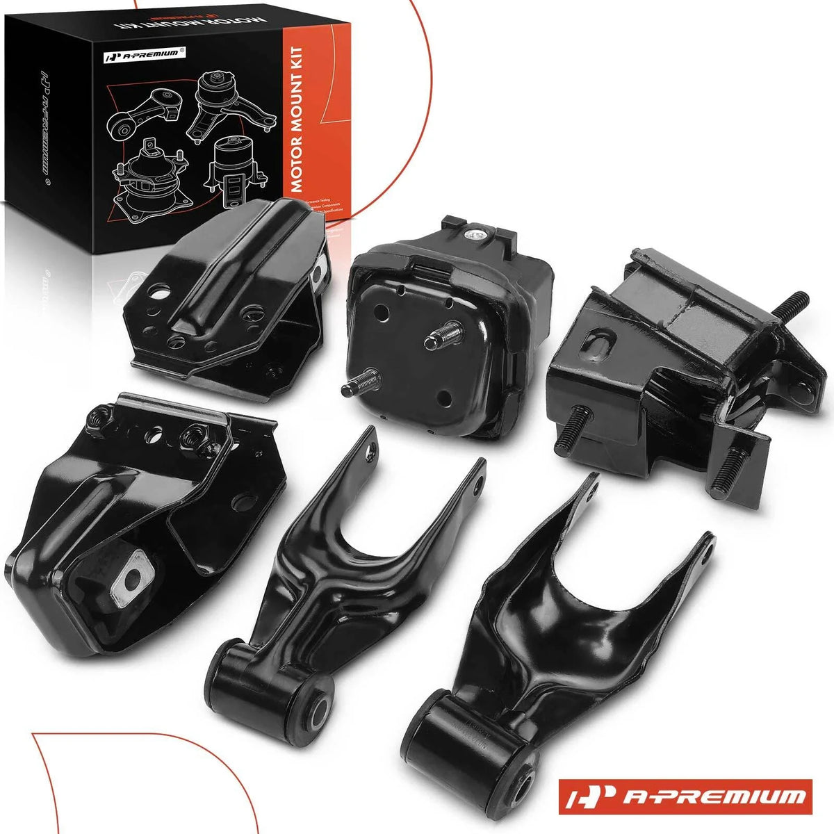 Set of 6 Engine Motor & Torque Strut Mounts for Buick LaCrosse (2008–2009)