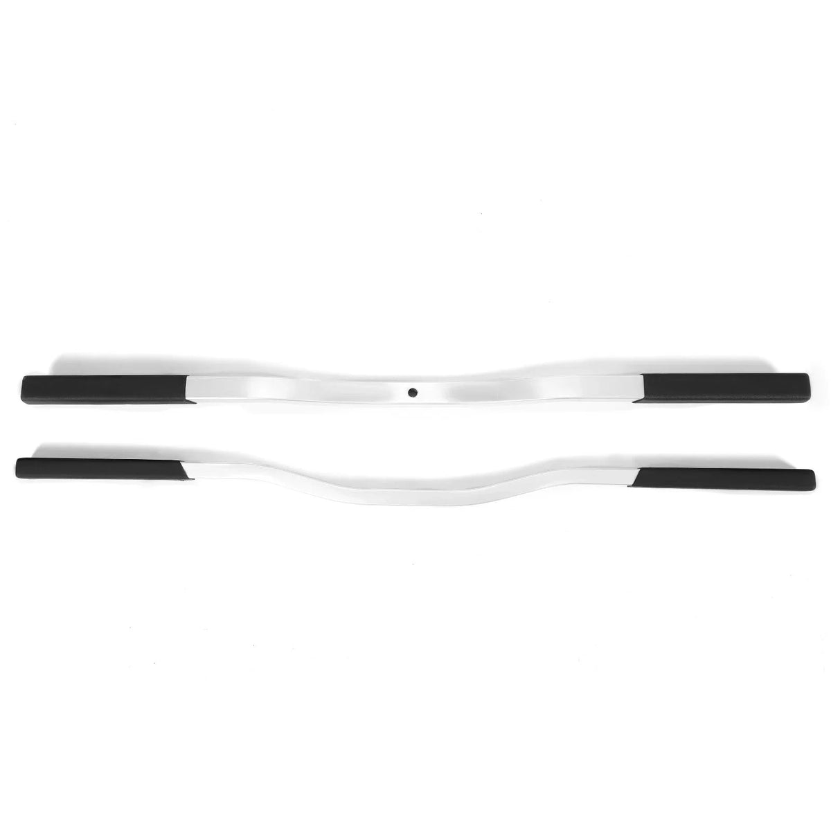 Snowmobile Trailer Tie Down Bars - 2X Universal with Black Boots
