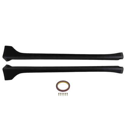 ABS Black Side Skirt Extension Panel for Mitsubishi Lancer (2008-2017)