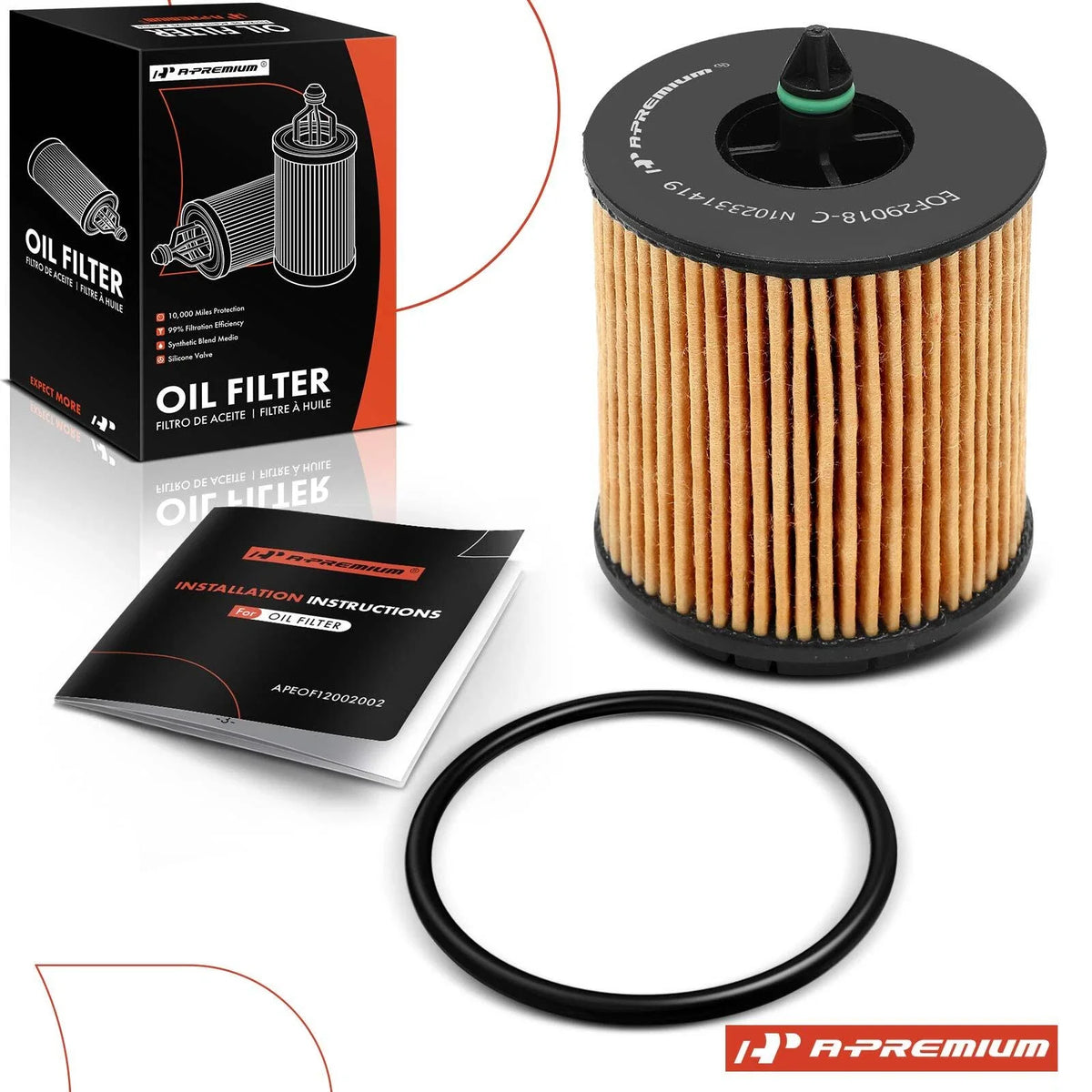 Engine Oil Filter for Chevy Equinox (2010–2017) Malibu (2004–2014) Impala