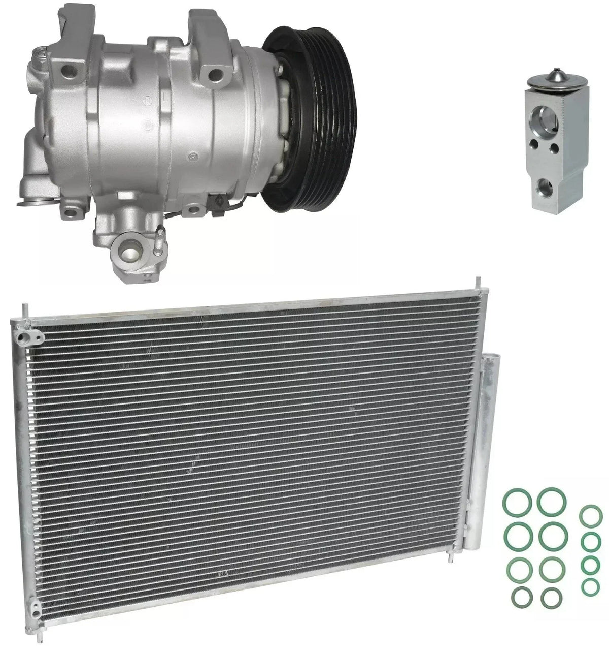 AC Compressor Kit with Condenser for Honda Pilot 3.5L (2013–2015)