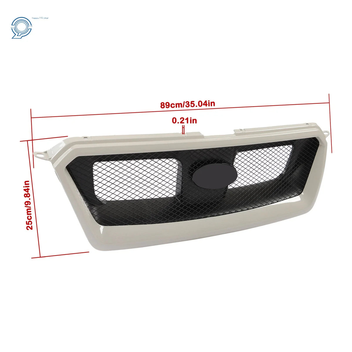 Front Bumper Upper Grille for Subaru Impreza (2012–2014) & Crosstrek (2012–2017)