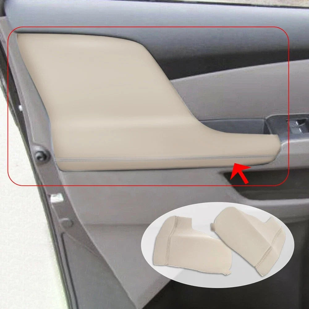 Set of 2 Leather Door Panel Armrest Covers for Honda Odyssey (2011–2017)