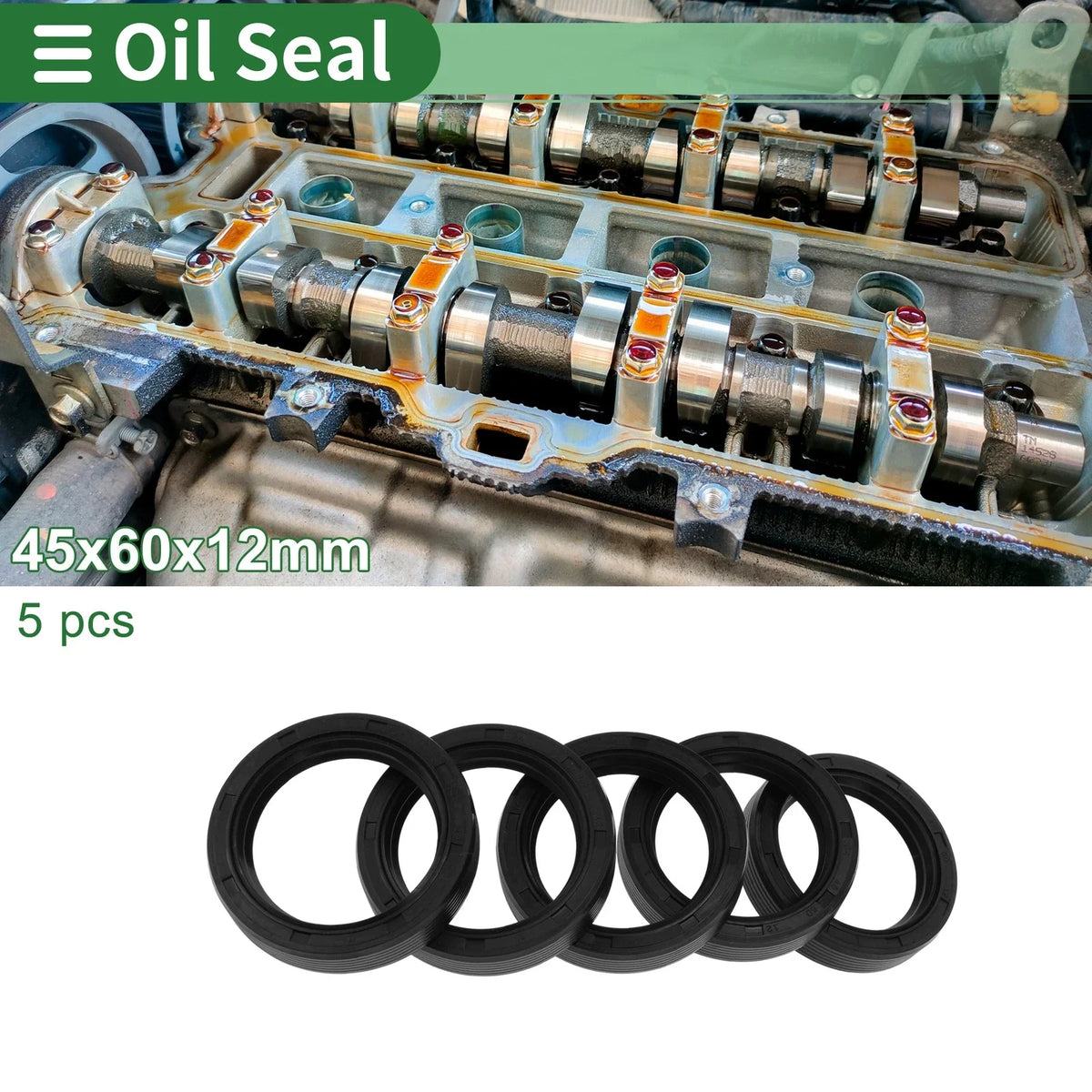Oil Seal for Rotary Shaft (45x60x12mm)