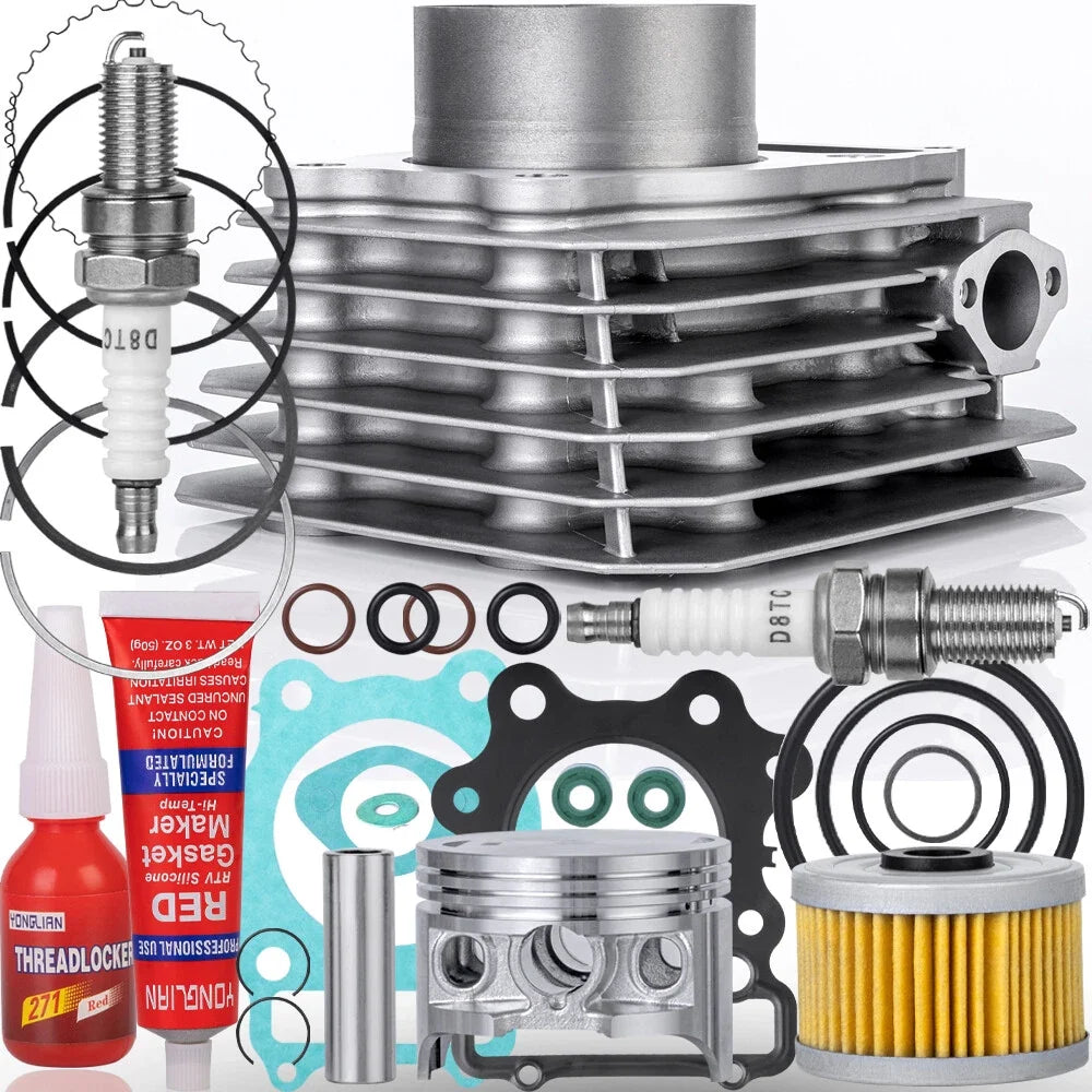 Top End Kit with Cylinder Piston Gaskets for FourTrax 300 1988-2000