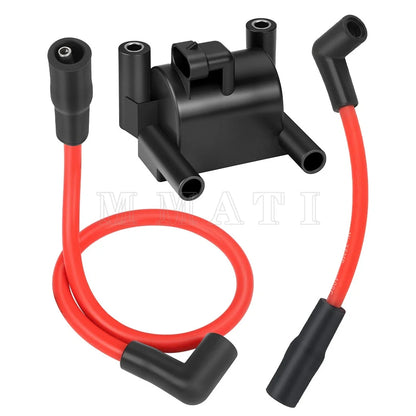 Ignition Coil with Spark Plug Wire Cap for Harley FXDL Dyna 2012-2017