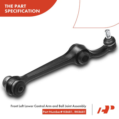 2X Front Control Arm with Ball Joint for Ford Windstar (95-03)