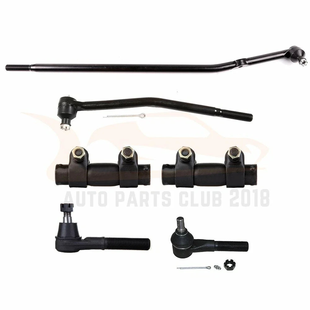 Set of 6 Front Steering Tie Rod End Links for Ford E-150 (2003–2005)