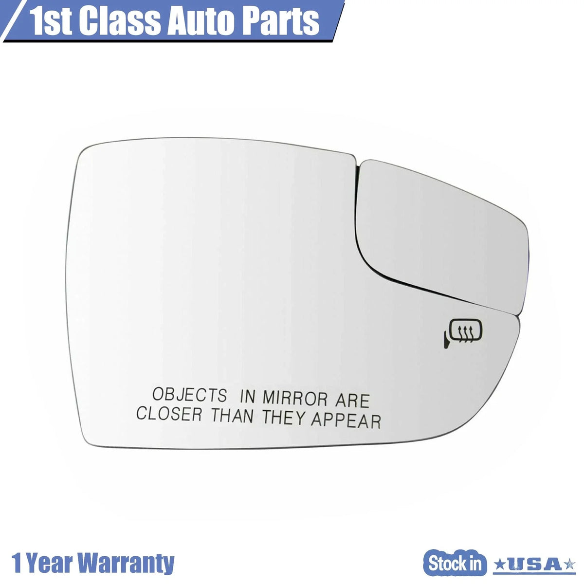 Heated Mirror Glass for Ford Focus (2012–2018) Passenger Right