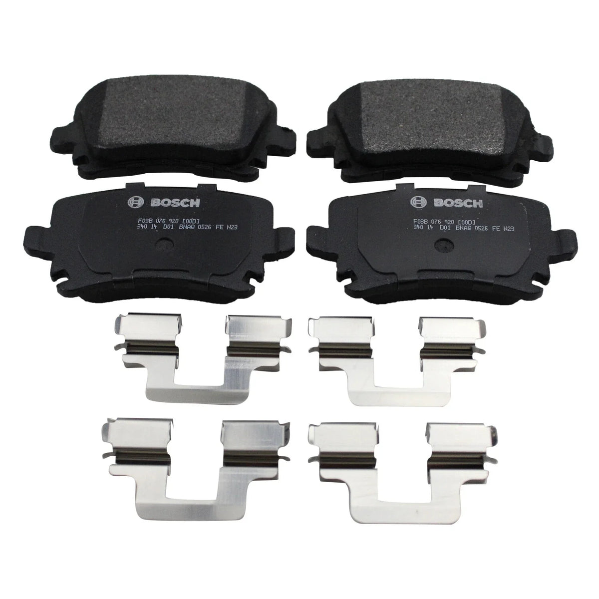 Set of 4 Rear Disc Brake Pads for Audi A3 (2008–2012) 1K0 698 451 H