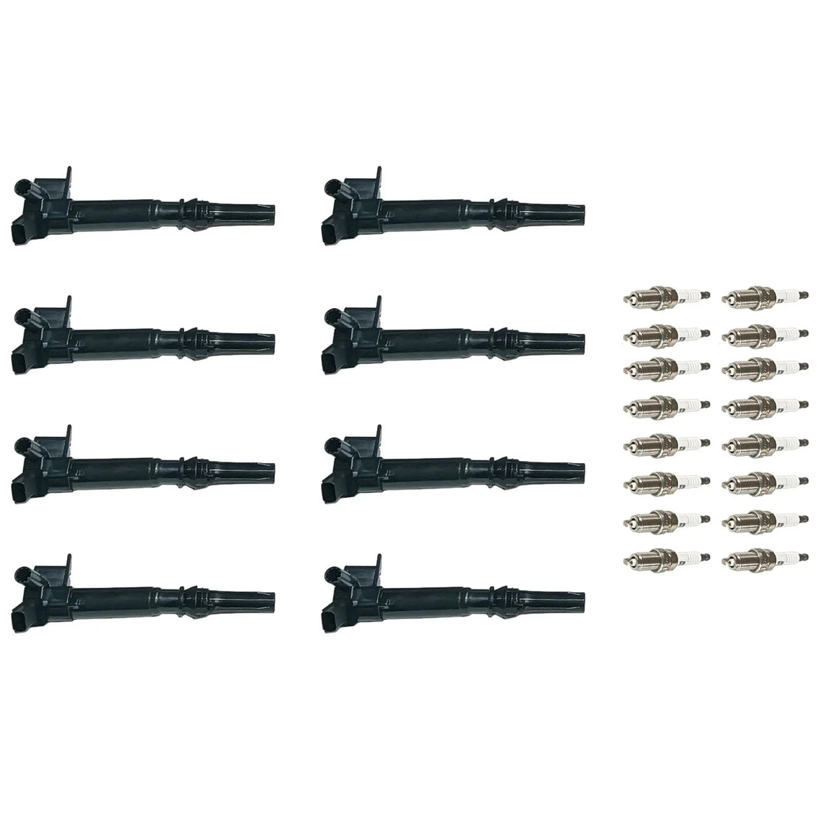 8X Ignition Coil & Spark Plug for Ford F150 F250 F350 (2010–2017) UF631 UF639