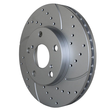 Front Drilled Coated Brake Disc for Toyota ES300 Avalon Camry (1997–2003)