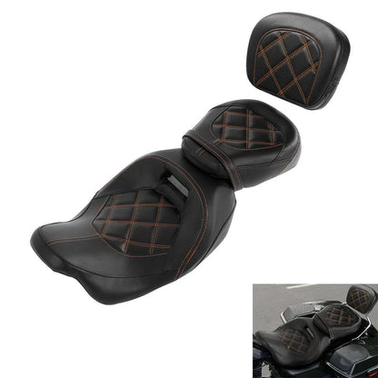 Seat Backrest Pad for Harley Touring Electra Glide (2009–2023)