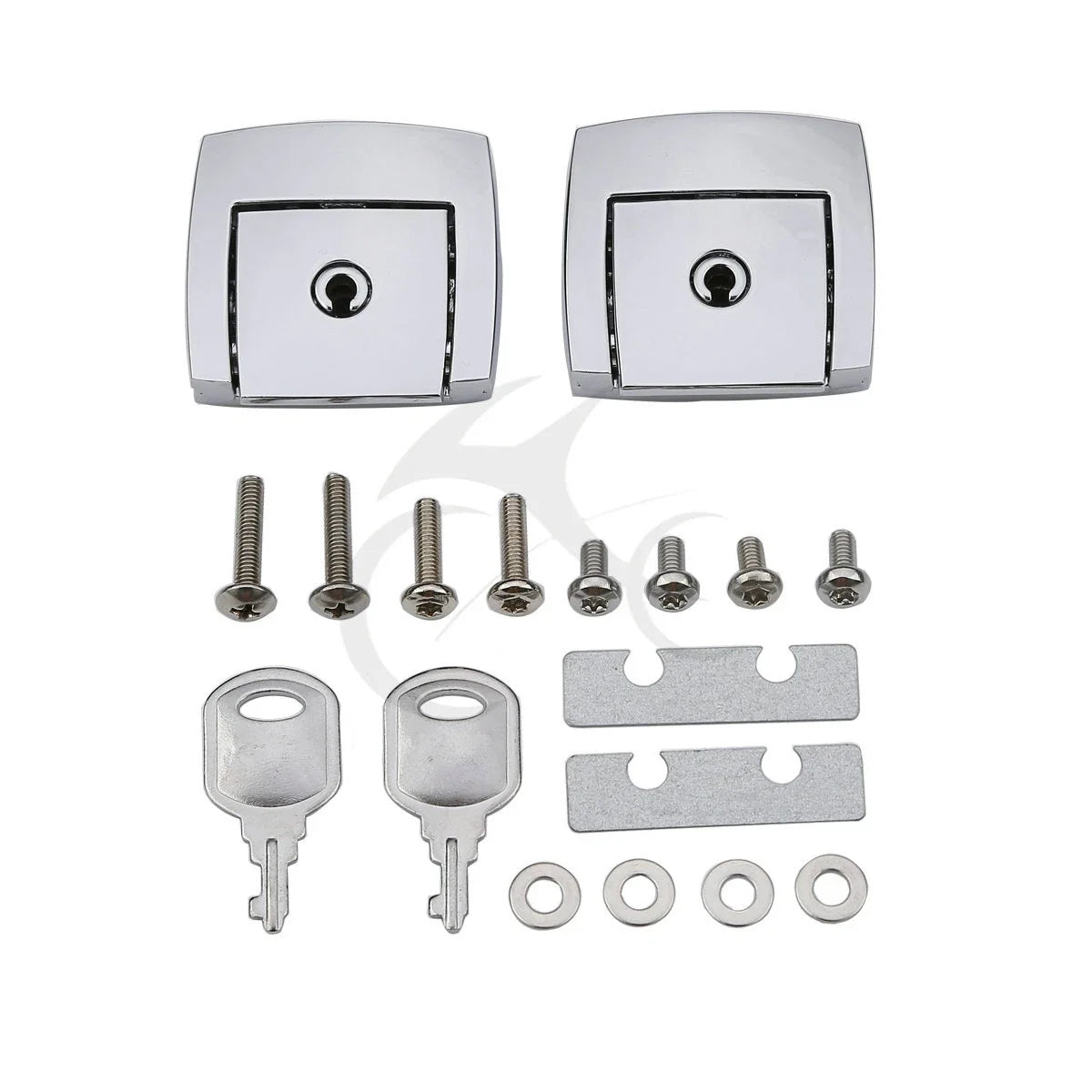 Trunk Latch Cover in Chrome for Harley Electra Glide Touring 1998-2013