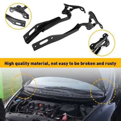 Hood Hinge Pair for 2012-2015 Honda Civic Driver and Passenger