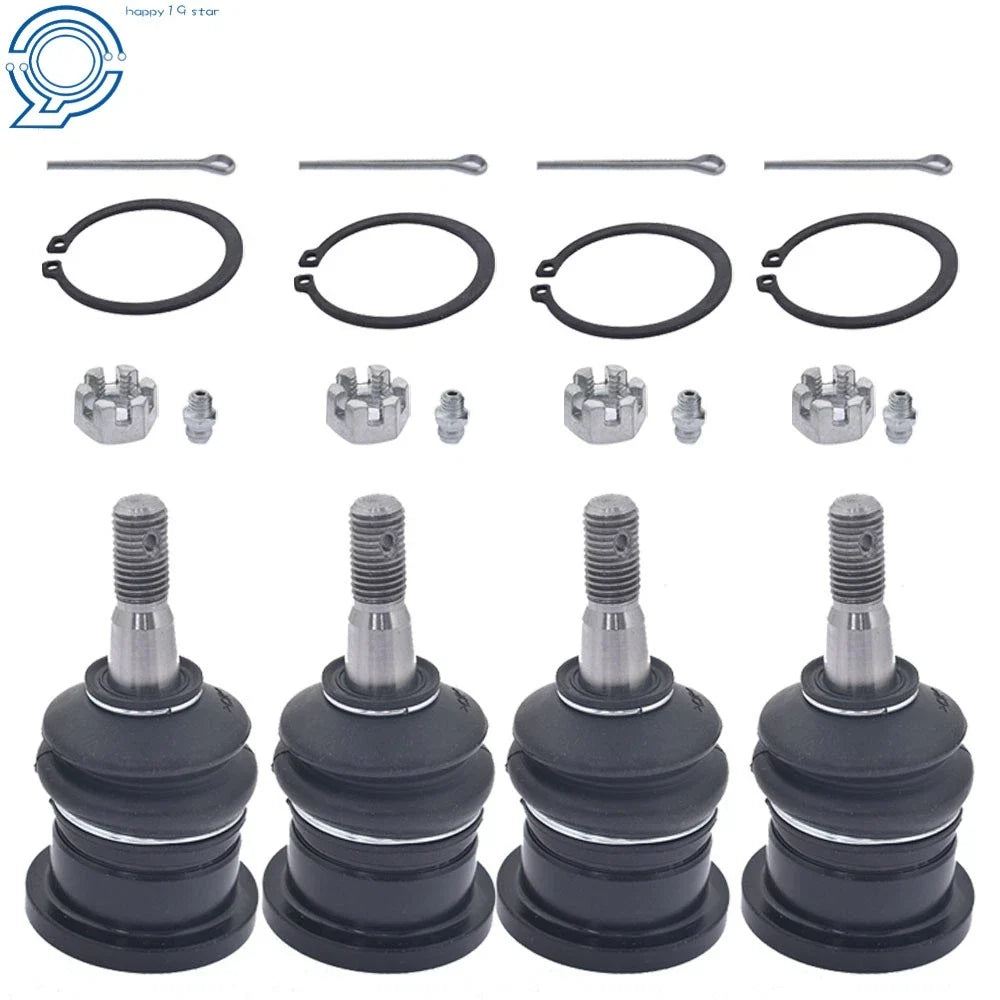 Set of 4 Front Upper Lower Ball Joints for Chevy GMC Silverado Sierra 1500 Yukon