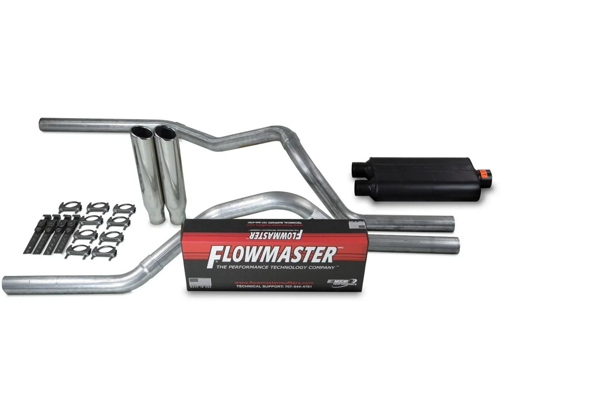Dual Exhaust Kit 2.5" Flowmaster 50 Series for Ford F150 2015–2020