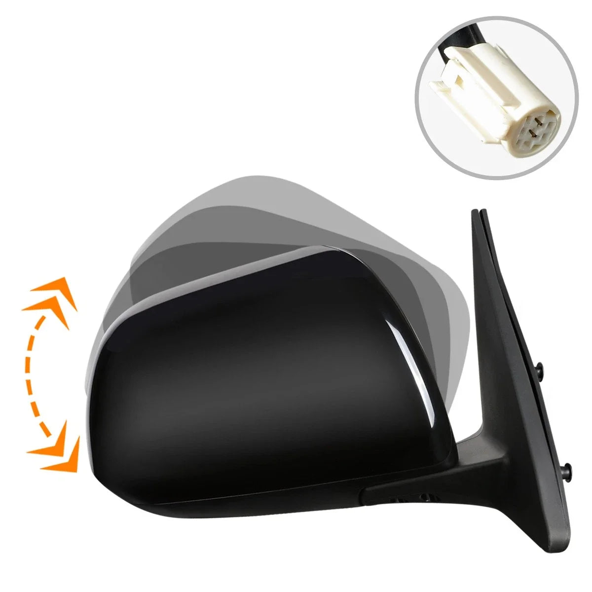 Replacement Powered Heated Side Mirror for 2008-2013 Highlander
