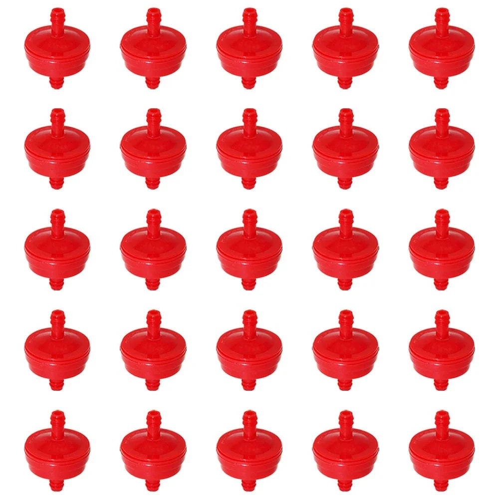 25X 1/4" In-Line Red Gas Fuel Filter for Briggs and Stratton (4105)