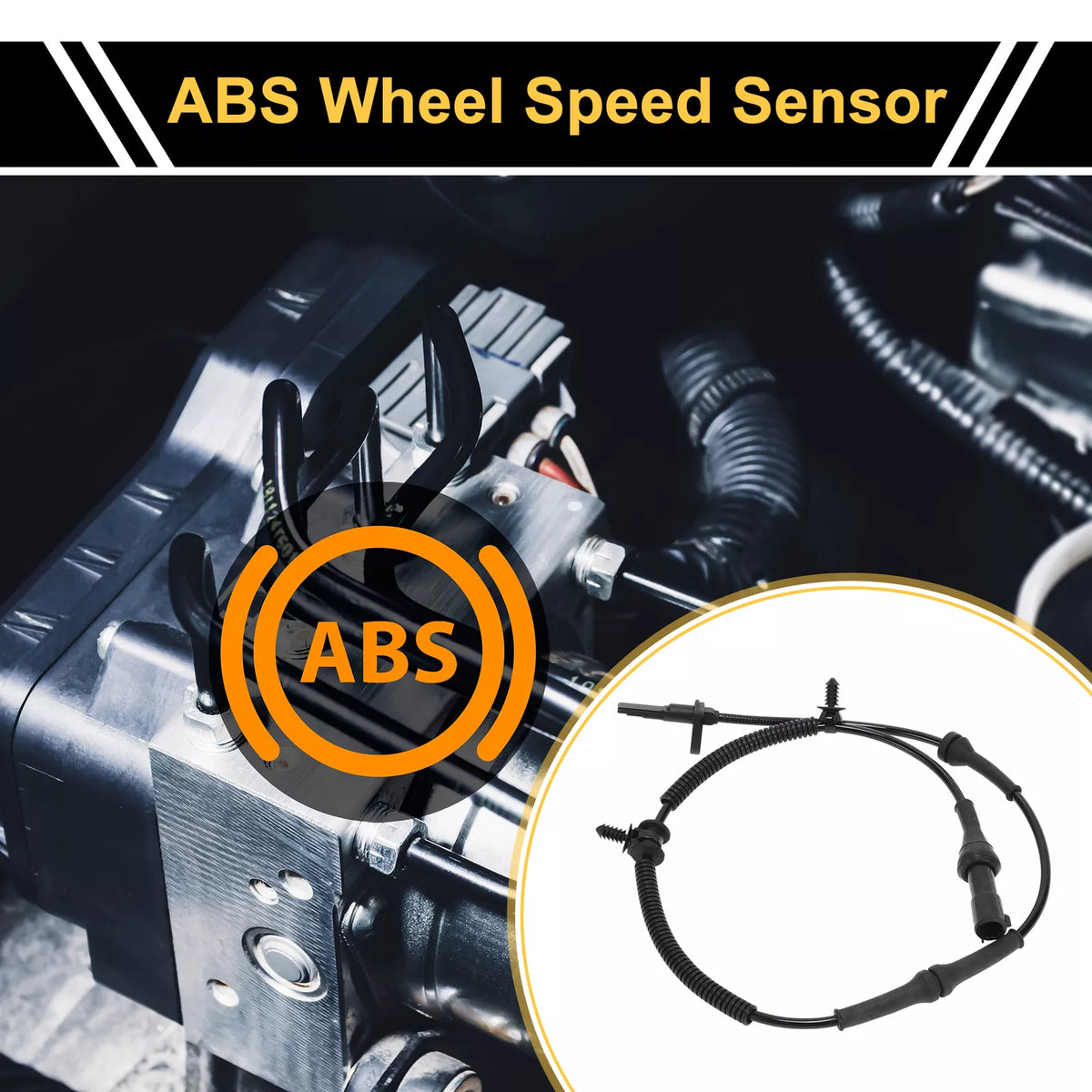 ABS Wheel Speed Sensor Set - Rear Left for Dodge 2008-2010