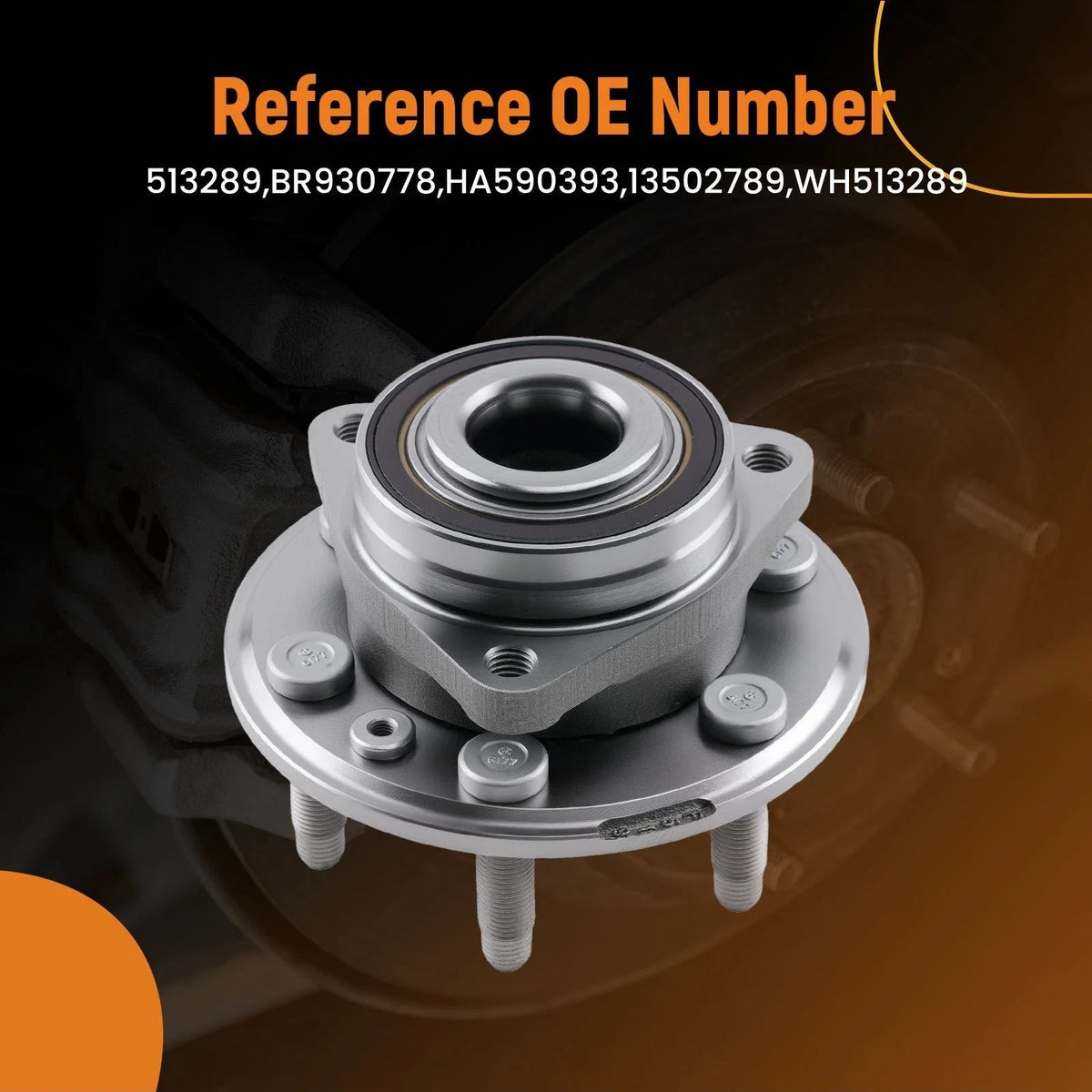 Wheel Hub for Cadillac SRX (2010–2016) 40162003E 3-Bolt