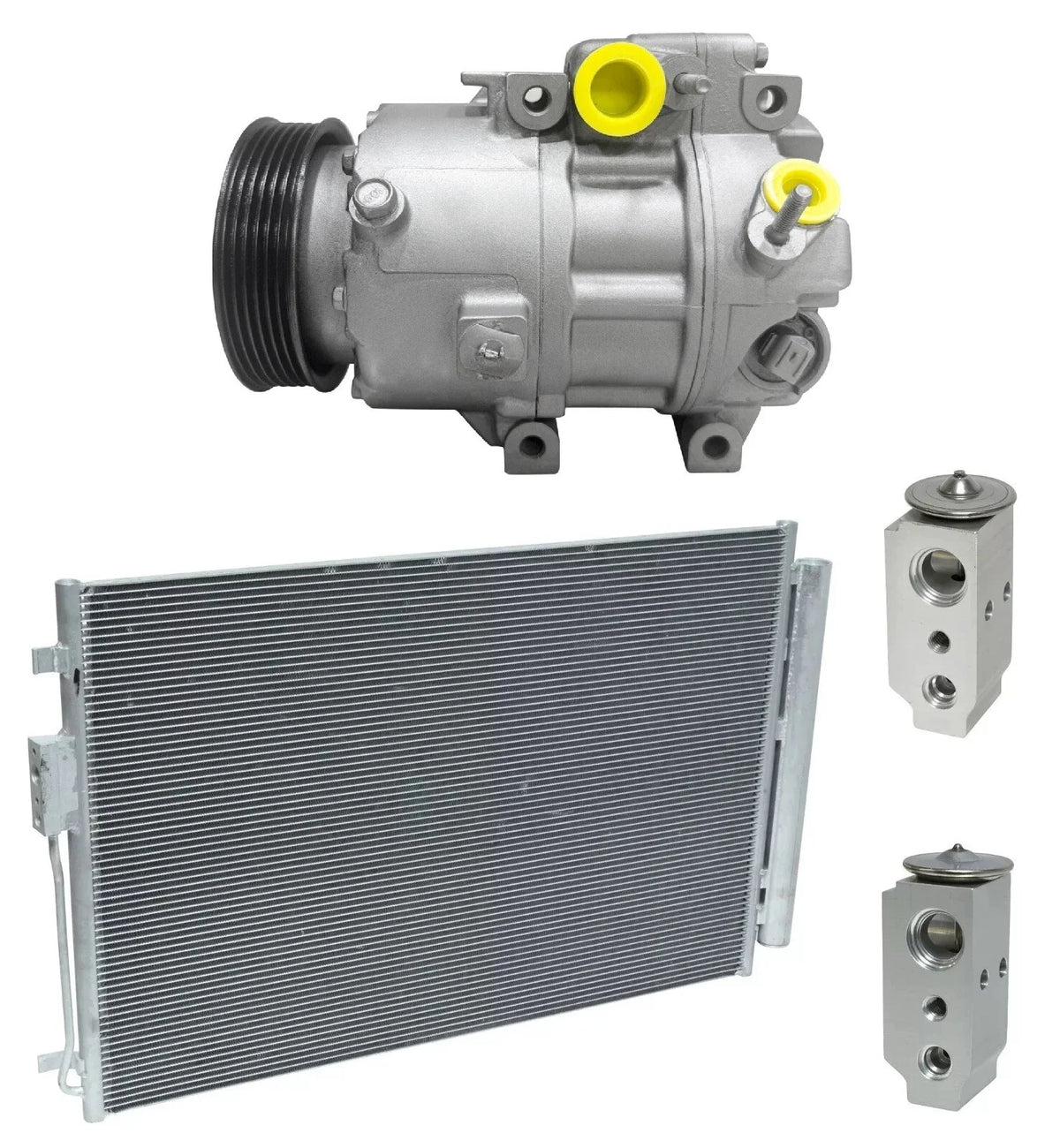A/C Compressor Kit With Condenser for Kia Sedona 3.3L (2016–2018)