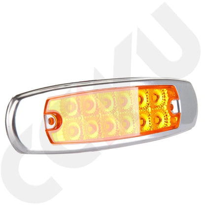 LED Side Marker Lamp Set of 16 for Freightliner Truck Trailer (Year Range)
