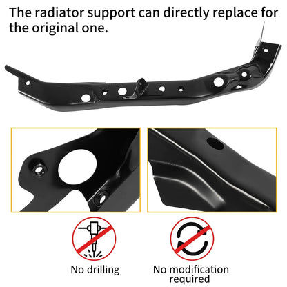 Passenger Side Steel Radiator Support Bracket for Nissan Altima 2013-2018
